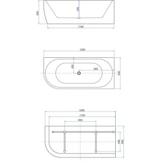Акриловая ванна Aquanet Family Elegant B 260049 180x80 см